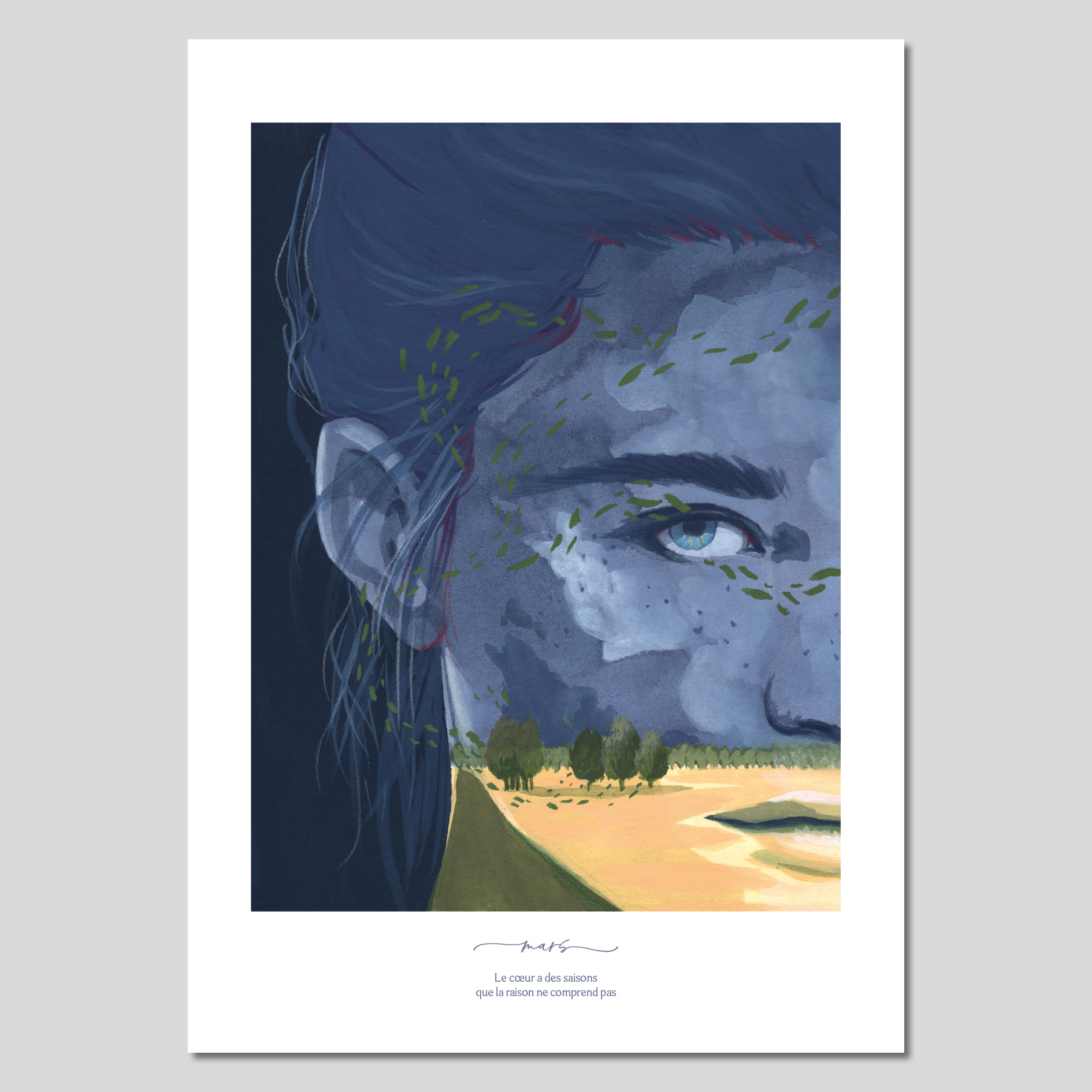 Tirage d’art A4 – Mars